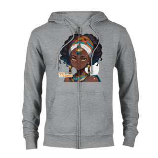 Mame-Classic Unisex Zip Hoodie - Kultureblackapparel